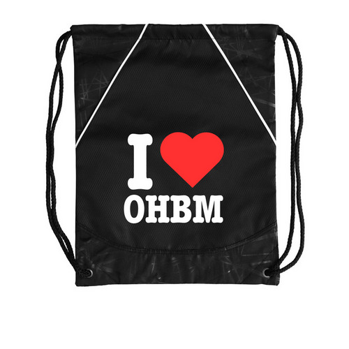 I ?? OHBM Drawstring Bag, a Black Rival Cinch Pack