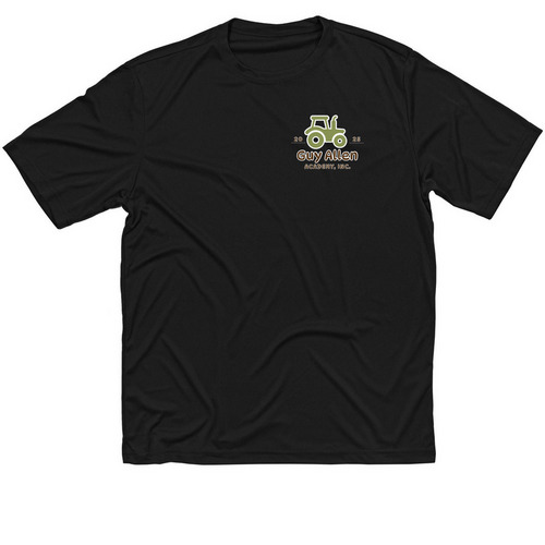 Guy Allen Active Shirts, a Black Classic Performance Tee