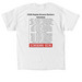2026 Schedule Shirt, a White Classic Unisex Tee (back-view)