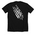 NFAV - Clawing Our Way, a Solid Black Blend Premium Unisex Tee (back-view)