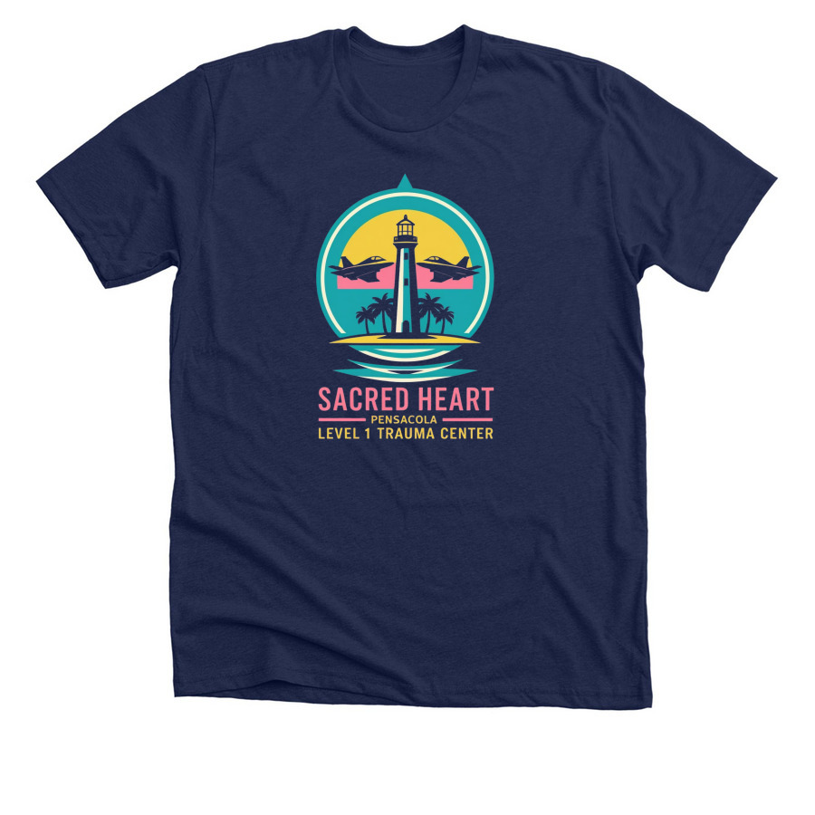 Level 1 Trauma Center Shirt&nbsp;, a Solid Navy Blend Premium Unisex Tee
