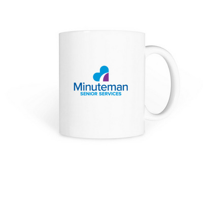 Minuteman Senior Services Coffee Mugs, a White Coffee Mug