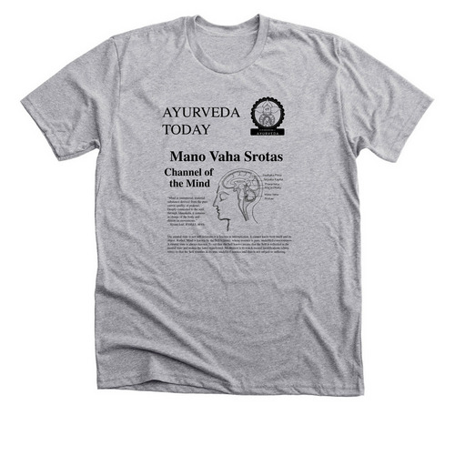 Mano Vaha Srotas, a Athletic Heather Premium Unisex Tee