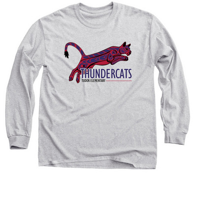Tudor Long Sleeve Spirit Wear, a Sport Grey Classic Long Sleeve Tee