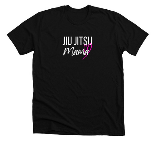 The Academy Jiu Jitsu Mama Collection&nbsp;, a Solid Black Blend Premium Unisex Tee