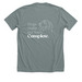 MACS 6, a Heather Blue Storm Premium Unisex Tee (back-view)