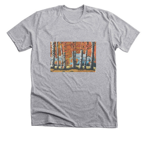 The Colors of Fall, a Athletic Heather Premium Unisex Tee