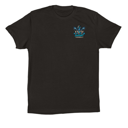 Welder- IVF Supporter, a Black Premium Cotton Tee