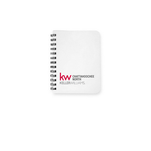 KW Chatt North Notebook, a White Spiral Notebook