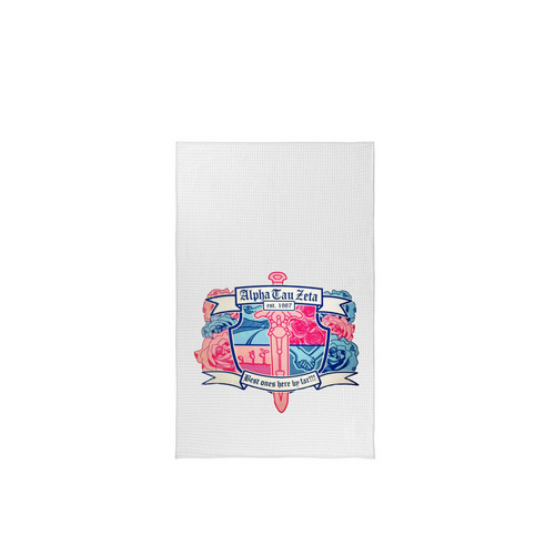 ATeaZ, a White Tea Towel