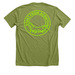 Franken Sonic, a Heather Green Premium Unisex Tee (back-view)