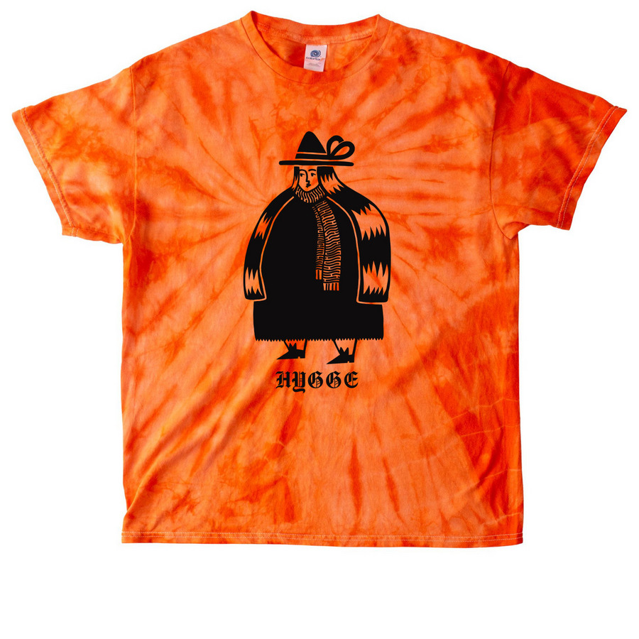 THE HYGGE WITCH, a Orange Classic Tie Dye Tee
