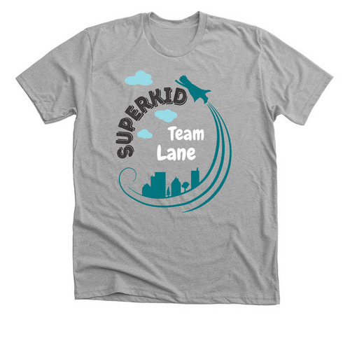 Team Lane, a Athletic Heather Premium Unisex Tee