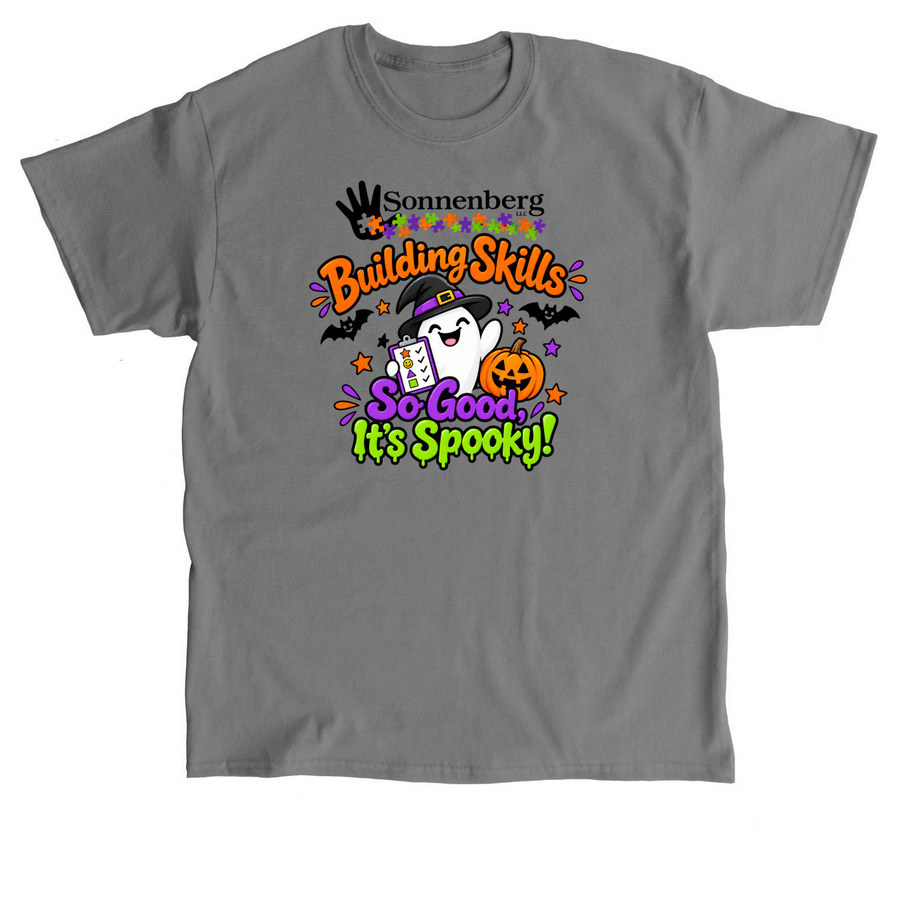 Building Skills So Good, It?s Spooky!&nbsp;, a Charcoal Classic Unisex Tee
