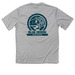 Blue Heron Nature Preserve (Blue/Gray), a Silver Classic Performance Tee (back-view)