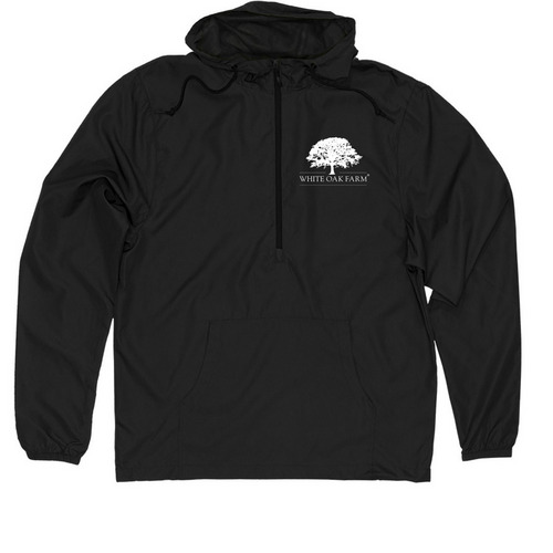 White Oak Farm: Jackets, a Black Quarter-Zip Windbreaker