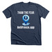 Thaw The Fear, a Heather Navy Premium Unisex Tee