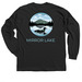 Mirror Lake Merchandise, a Black Classic Long Sleeve Tee (back-view)