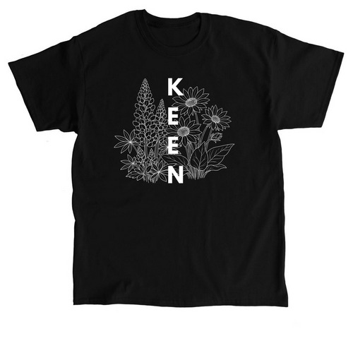 KEEN Lupine/Balsamroot Shirts, a Black Classic Unisex Tee