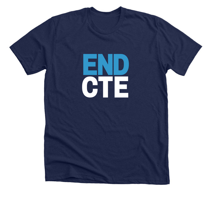 End CTE Apparel - Navy, a Solid Navy Blend Premium Unisex Tee