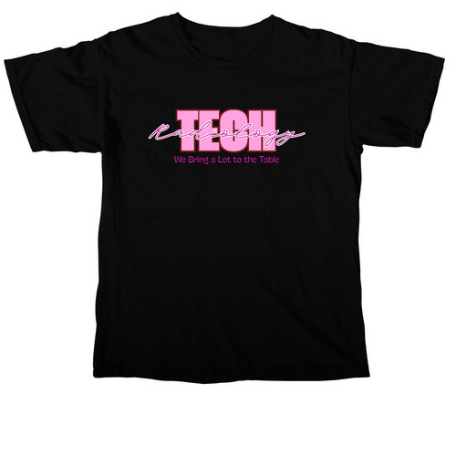 Rad Tech, a Black Comfort Colors Unisex Tee