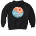 Faith Sunrise Sweatshirt, a Black Gildan Softstyle Pullover Hoodie (back-view)