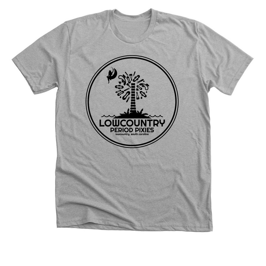 Lowcountry Period Pixies, a Athletic Heather Premium Unisex Tee