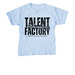 Talent Factory Distressed Design, a Light Blue Youth Unisex Tee