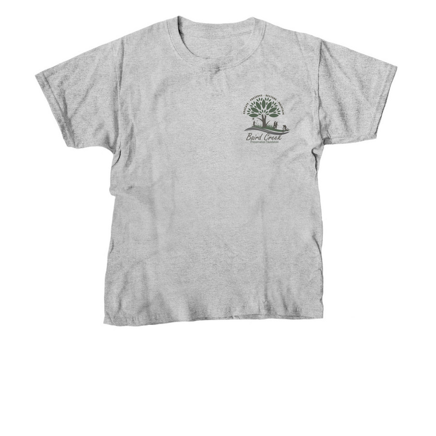 Land Management Crew Shirt, a Sport Grey Youth Unisex Tee