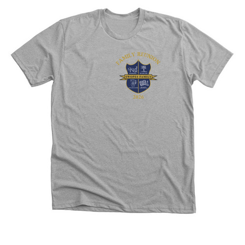 Swopes T-Shirt Page, a Athletic Heather Premium Unisex Tee