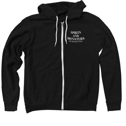 Julian Benavides Zip-Up Hoodie, a Black Zip Up Hoodie