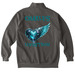 Officially Charles Lindstrom Music, a Pepper Comfort Colors Quarter Zip Pullover (back-view)