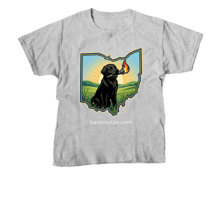 Barkmutler Logo t-shirt, a Sport Grey Youth Unisex Tee