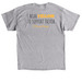 Help Trevor Fight Cancer, a Sport Grey Classic Unisex Tee (back-view)