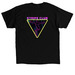 The Litch & Chips&nbsp;, a Black Classic Unisex Tee (back-view)