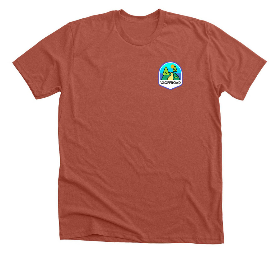 Bald Mountain Jeep/Bronco, a Heather Clay Premium Unisex Tee