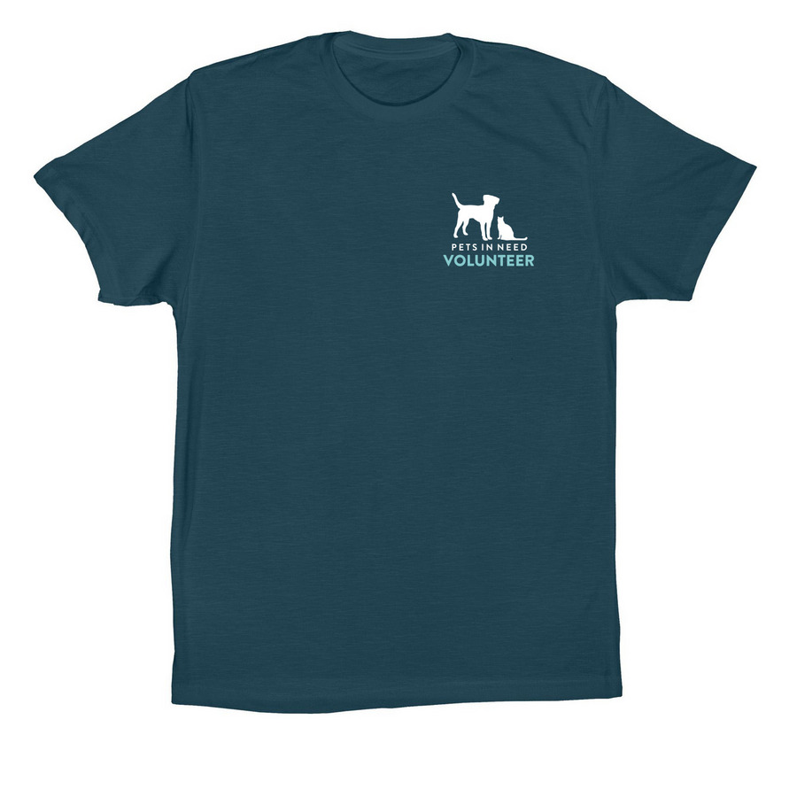 Pets In Need ? Volunteer ? Core Collection, a Deep Teal Premium Cotton Tee