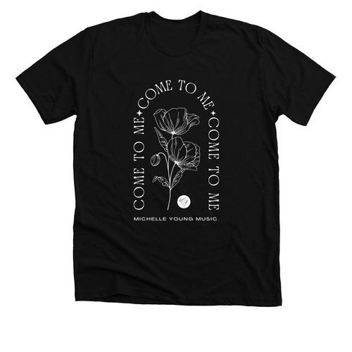 Come To Me - Album Tee, a Solid Black Blend Premium Unisex Tee