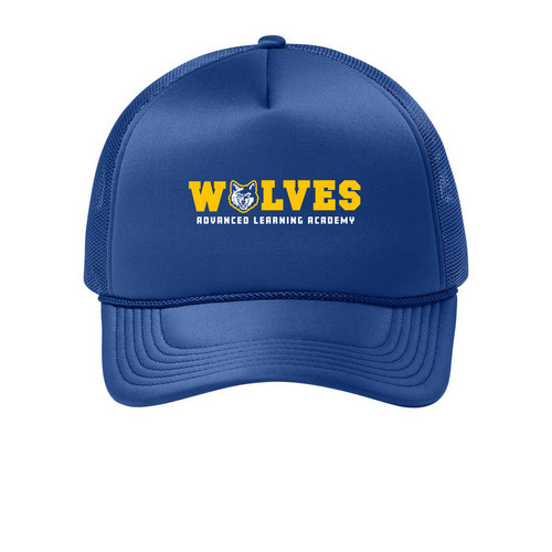 Wolves Hats, a True Royal Printed Foam Trucker Hat