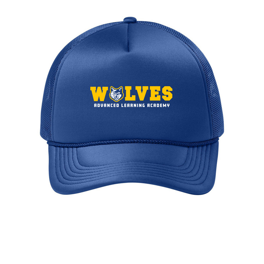 Wolves Hats, a True Royal Printed Foam Trucker Hat