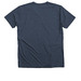 Give Time. Give Food. Give Hope., a Heather Navy Premium V-Neck Tee (back-view)