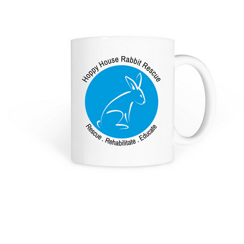 HHRR Blue Mug, a White Coffee Mug