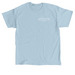 What a friend we have in Jesus (small logo), a Light Blue Classic Unisex Tee