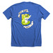2023 BadFish Merch!, a Heather True Royal Premium Unisex Tee (back-view)