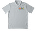 Adult Polo Shirt (Color Logo), a Silver Unisex Performance Polo