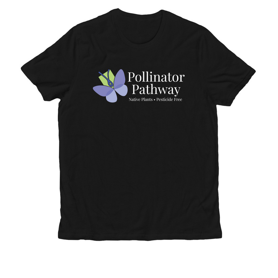 Pollinator Pathway: Pollinators in Flight&nbsp;, a Deep Black Allmade Organic Cotton Unisex Tee