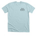 I LOVE RESCUE DOGS, a Heather Ice Blue Premium Unisex Tee