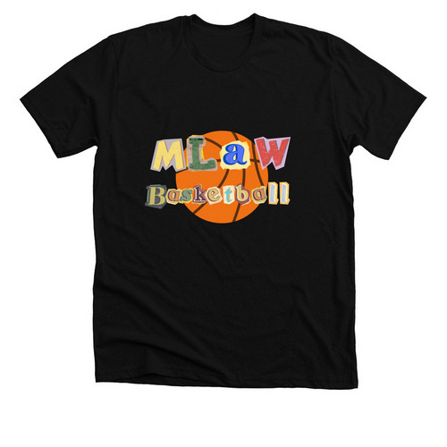 MLaw Basketball, a Solid Black Blend Premium Unisex Tee