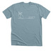 2027 Owl, a Heather Blue Lagoon Premium Unisex Tee