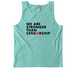 WE ARE STRONGER THAN CENSORSHIP, a Chalky Mint Comfort Colors Tank Top